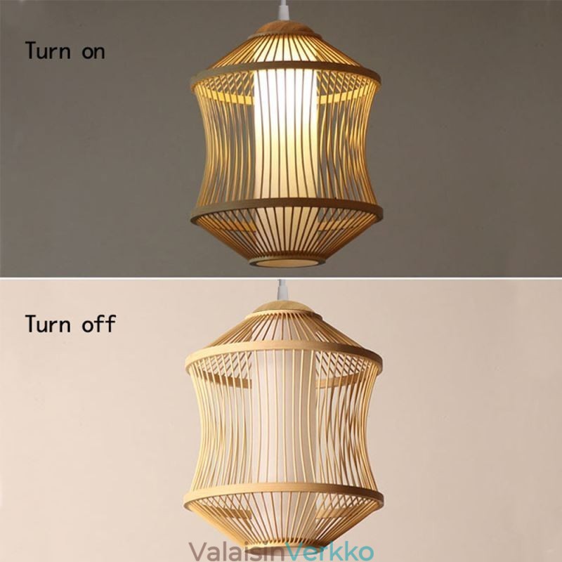 Visual Comfort Bamboo Cage -riippuvalaisin