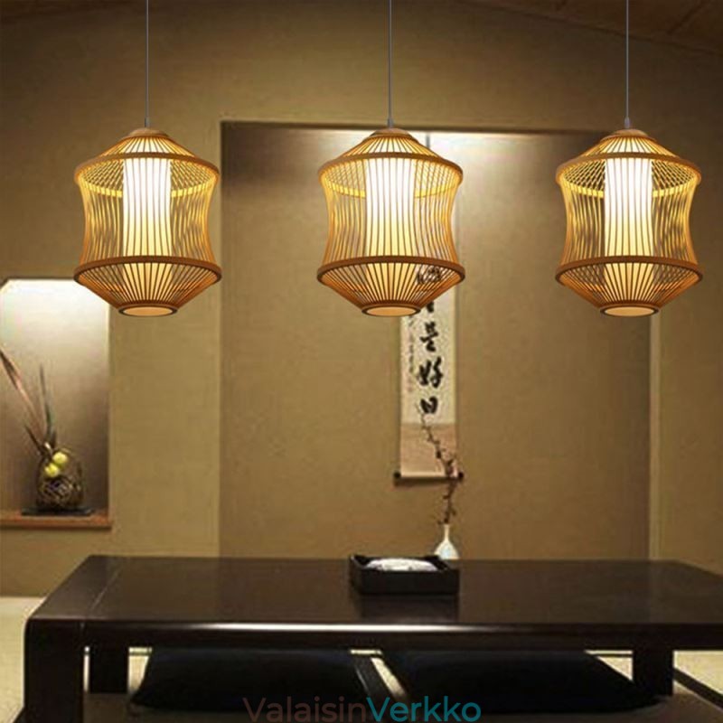 Visual Comfort Bamboo Cage -riippuvalaisin