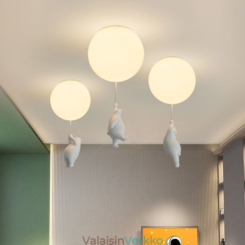 Nordic Ballon kattovalaisin akryyliriippuvalaisin lapsille