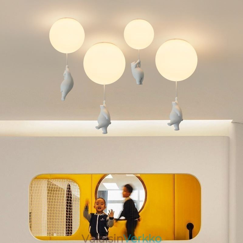 Nordic Ballon kattovalaisin akryyliriippuvalaisin lapsille