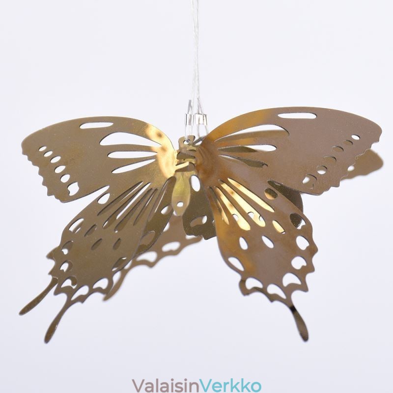Pohjoismainen riippuvalaisin Creative Butterfly lasiriippuvalaisin