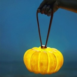 Kannettava Pumpkin Lantern japanilainen retro-ulkokäyttöinen kannettava lamppu