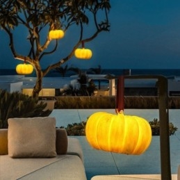 Kannettava Pumpkin Lantern japanilainen retro-ulkokäyttöinen kannettava lamppu