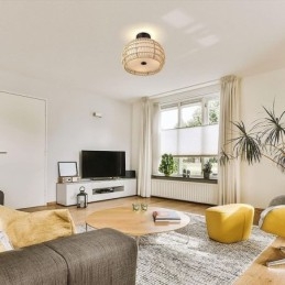 Paperiköysi kangas uppoasennus 32cm pyöreä lampunvarjostin 3 valoa