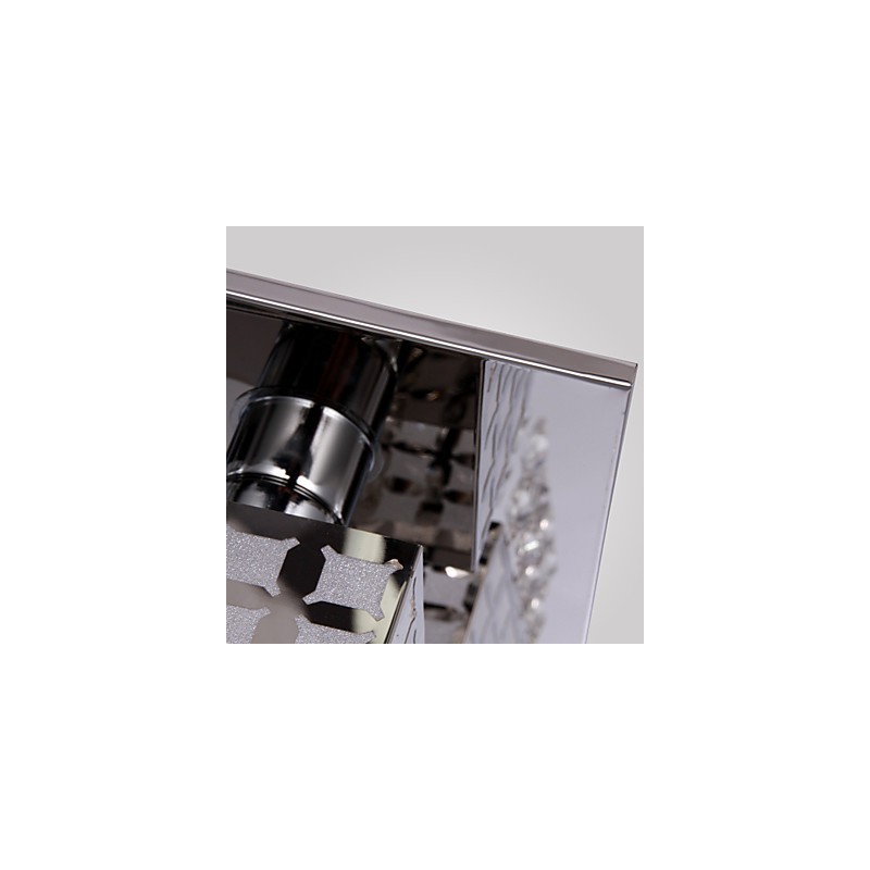 Kattokruunu Moderni Crystal Stainless Living 4 valoa