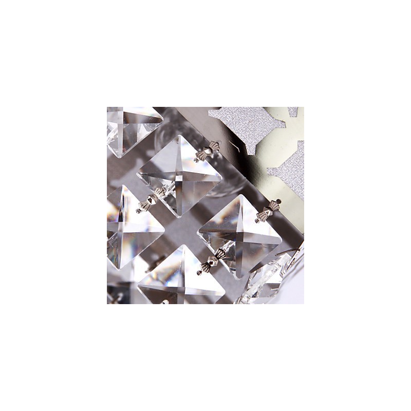 Kattokruunu Moderni Crystal Stainless Living 4 valoa