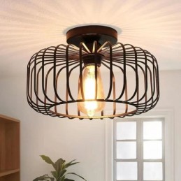 Yksinkertainen uppoasennettava Iron Bird Cage -kattovalo