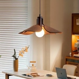 Nordic Riippuvalaisin Wabi Sabi Style Kangas Lampunvarjostin Koristeellinen kattovalaisin