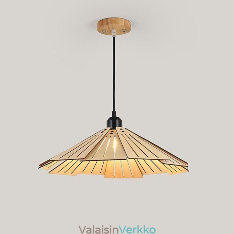 Riippuvalaisin Luova retro puinen kattovalaisin