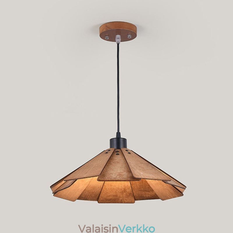 Retro-riippuvalaisin Luova puinen kattovalaisin