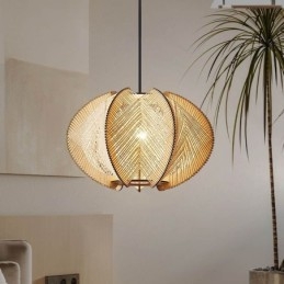 Pohjoismainen kattovalaisin Retro Wabi Sabi -tyylinen käsintehty massiivipuinen kattovalaisin