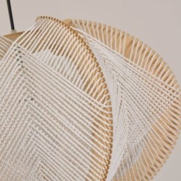 Pohjoismainen kattovalaisin Retro Wabi Sabi -tyylinen käsintehty massiivipuinen kattovalaisin