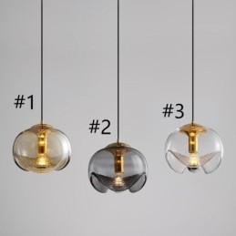 Stamen lasiriippuvalaisin Moderni minimalistinen takorautainen kattovalaisin
