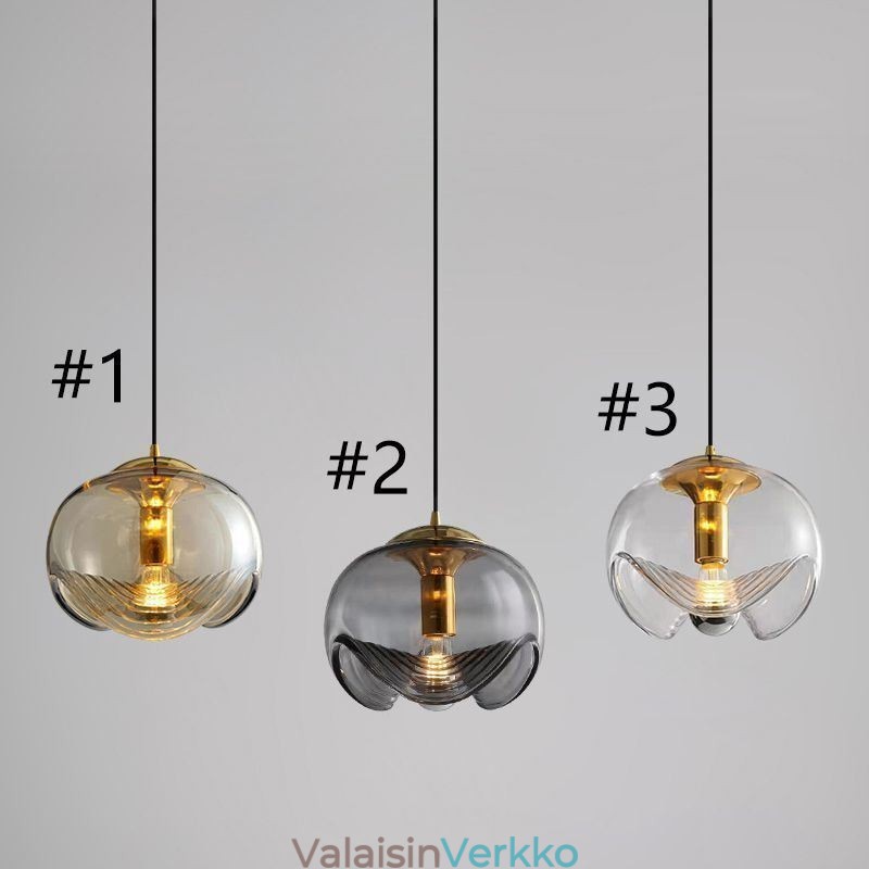 Stamen lasiriippuvalaisin Moderni minimalistinen takorautainen kattovalaisin