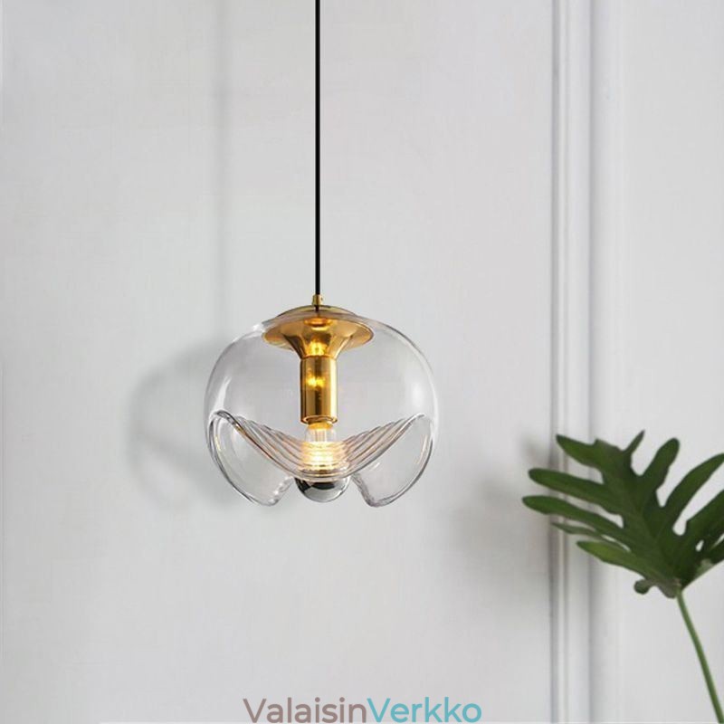 Stamen lasiriippuvalaisin Moderni minimalistinen takorautainen kattovalaisin