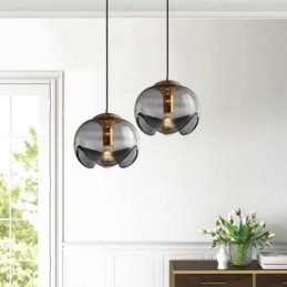 Stamen lasiriippuvalaisin Moderni minimalistinen takorautainen kattovalaisin