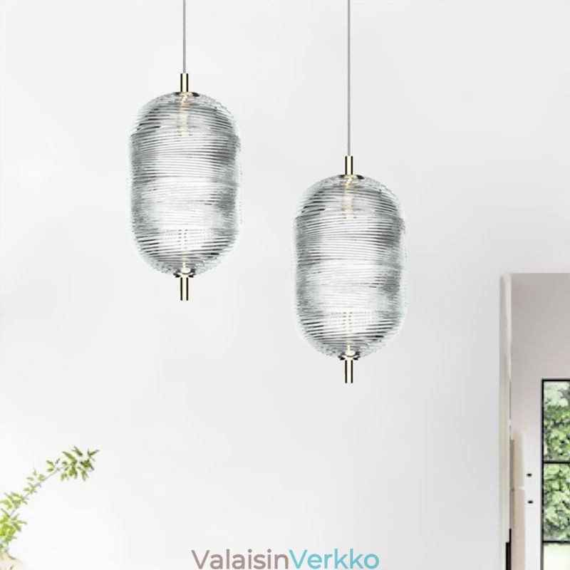 Water Ripple riippuvalaisin Moderni minimalistinen takorautainen kattovalaisin