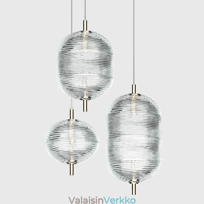 Water Ripple riippuvalaisin Moderni minimalistinen takorautainen kattovalaisin