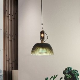 Laskostettu hame-riippuvalaisin Moderni minimalistinen takorautainen pieni kattovalaisin