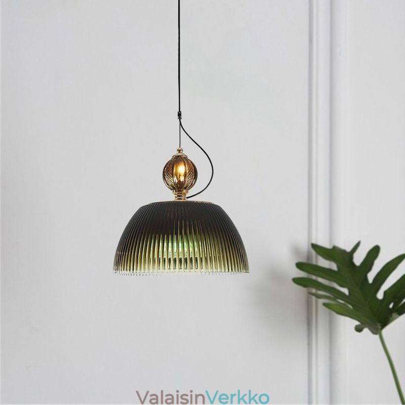 Laskostettu hame-riippuvalaisin Moderni minimalistinen takorautainen pieni kattovalaisin