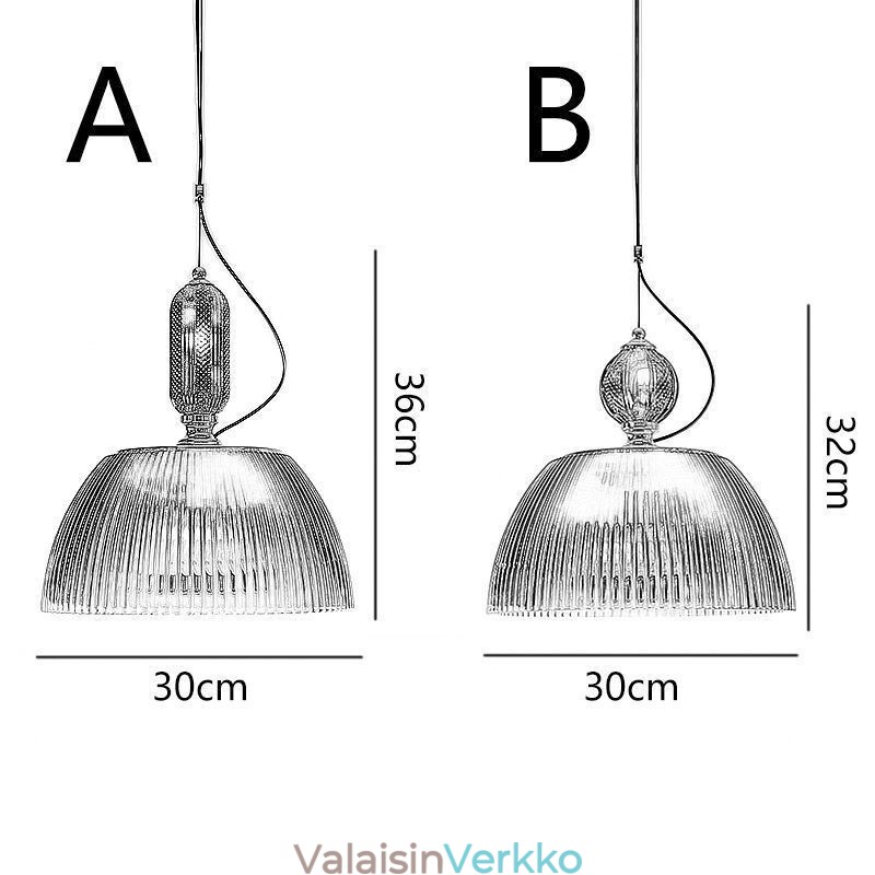 Laskostettu hame-riippuvalaisin Moderni minimalistinen takorautainen pieni kattovalaisin
