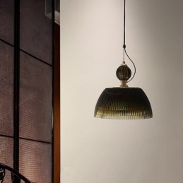 Laskostettu hame-riippuvalaisin Moderni minimalistinen takorautainen pieni kattovalaisin