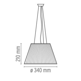 Lasiriippuvalaisin Moderni yksinkertainen kattovalaisin
