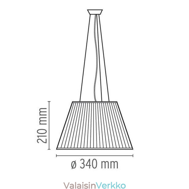 Lasiriippuvalaisin Moderni yksinkertainen kattovalaisin