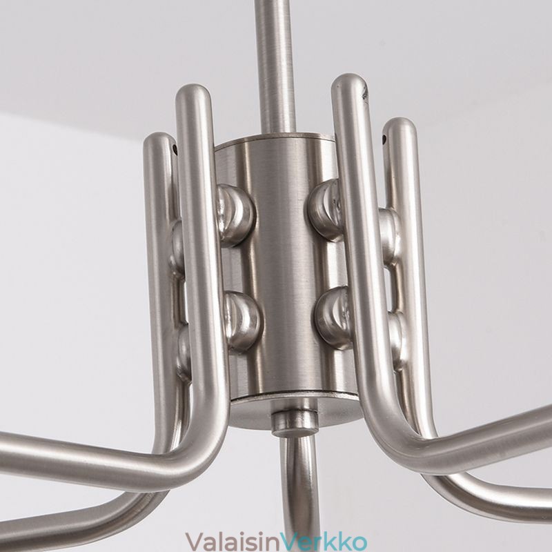 Pohjoismainen lasiriippuvalaisin Luova takorautainen kattovalaisin