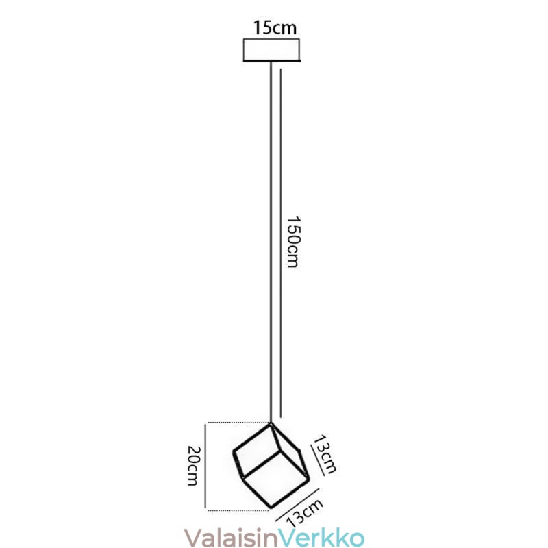 Luovat lasiriippuvalaisimet. Paviljonkikattovalot
