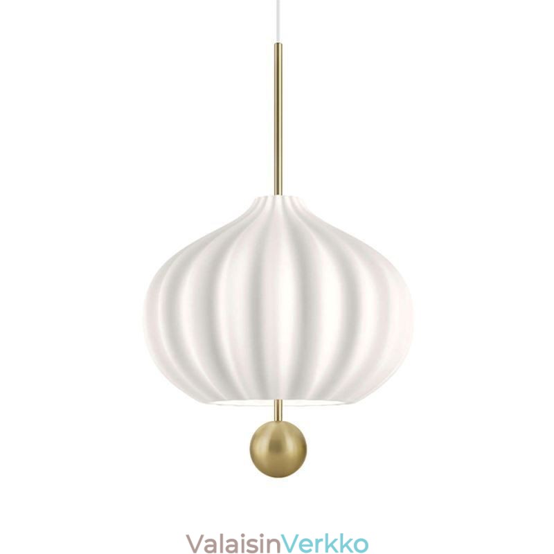 Moderni valkoinen lasiriippuvalaisin pallon muotoinen minimalistinen kattovalaisin