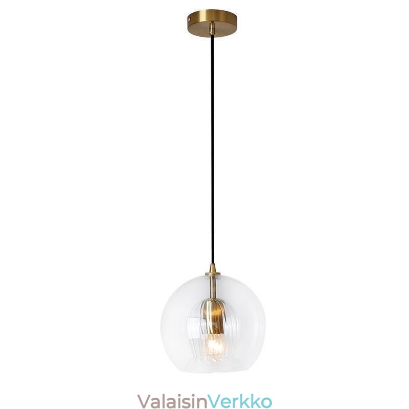 Moderni lasiriippuvalaisin yksipäinen riippuvalaisin