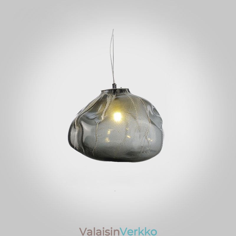 Luova pohjoismainen riippuvalaisin Lasikruunu Art Riippuvalaisin
