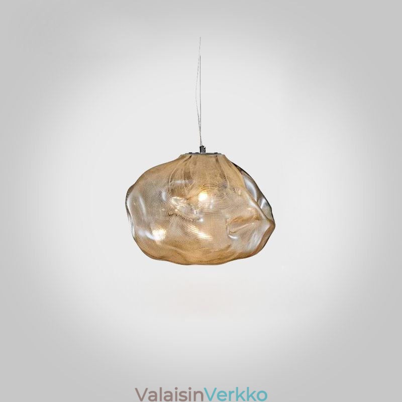 Luova pohjoismainen riippuvalaisin Lasikruunu Art Riippuvalaisin