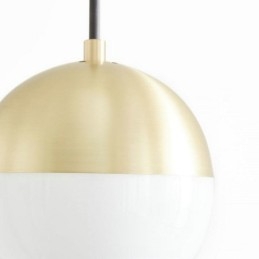 Moderni lasipalloriippuvalaisin Island Ideas -lamppu