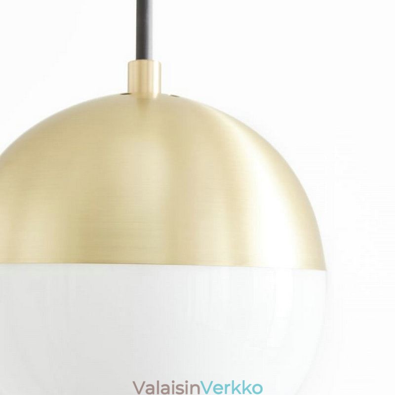 Moderni lasipalloriippuvalaisin Island Ideas -lamppu