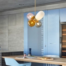 Nordic Unique Pendant Light värillinen lasi Princess Balloon Light Children