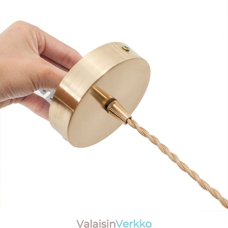 Moderni retrolasiriippuvainen kukkavarjostinlamppu kierrekytkimellä