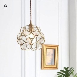 Nordic Creative Riippuvalaisin Lasi Kotivalaistus Terälehden muotoinen Valaisin Yövalaisin