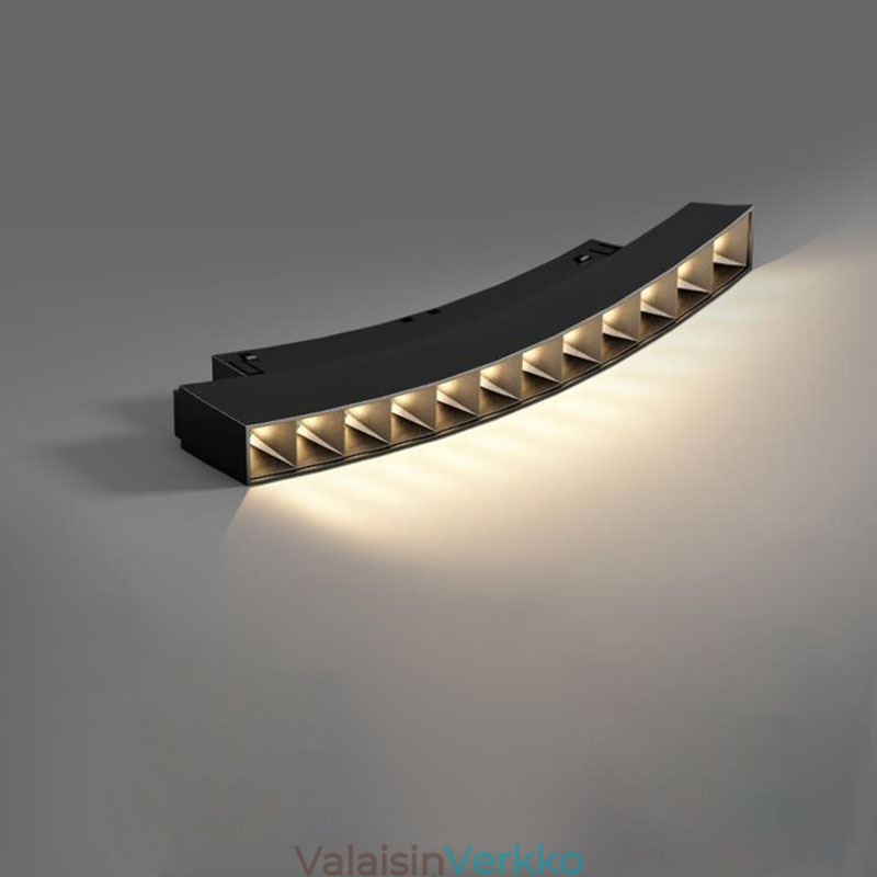 Pyöreä kiskovalo Magneettinen upotettu kiskovalaisin 150cm