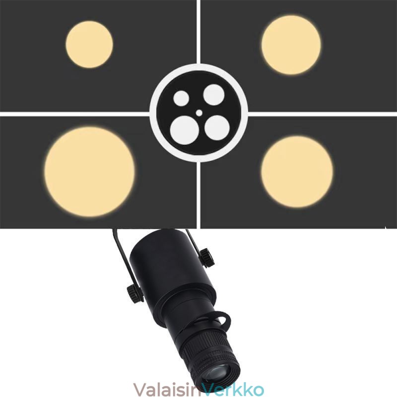Spot Light Stage KTV Katon Spotlight 4 tasoa aukon säätö