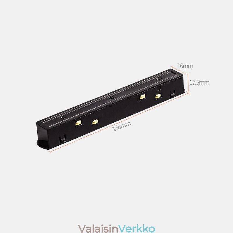 Magneettinen kiskovalo Upotettu kohdevalo koristevalo 3M 36V