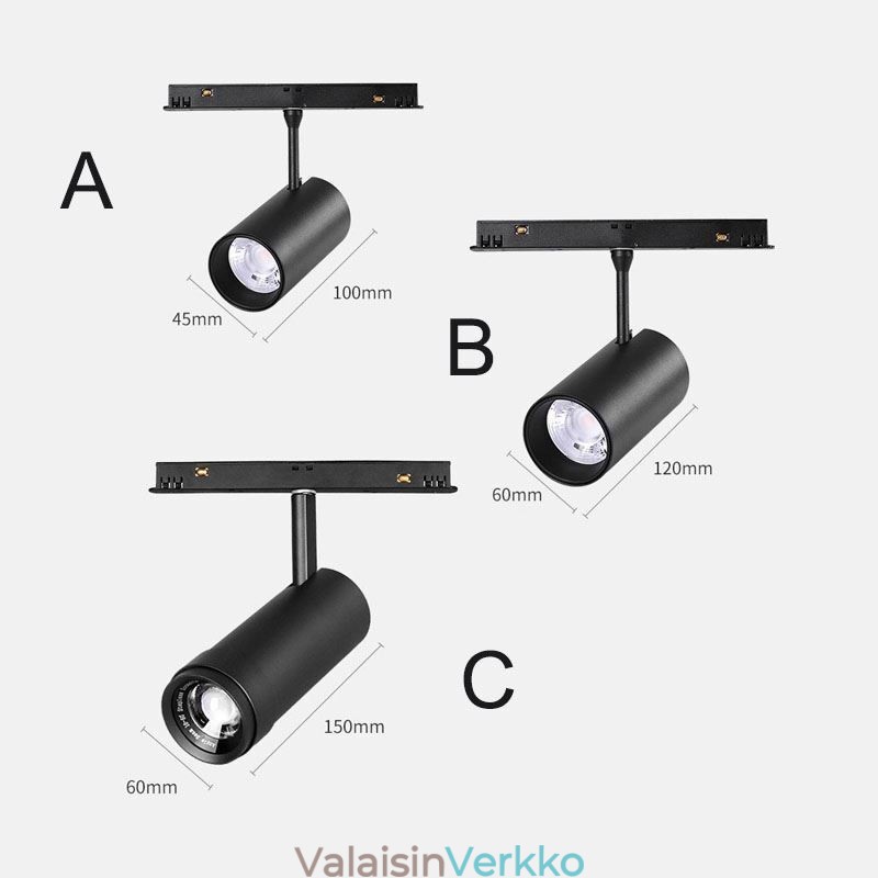 Magneettinen Track Spotlight Upotettu Spotlight Spotlight