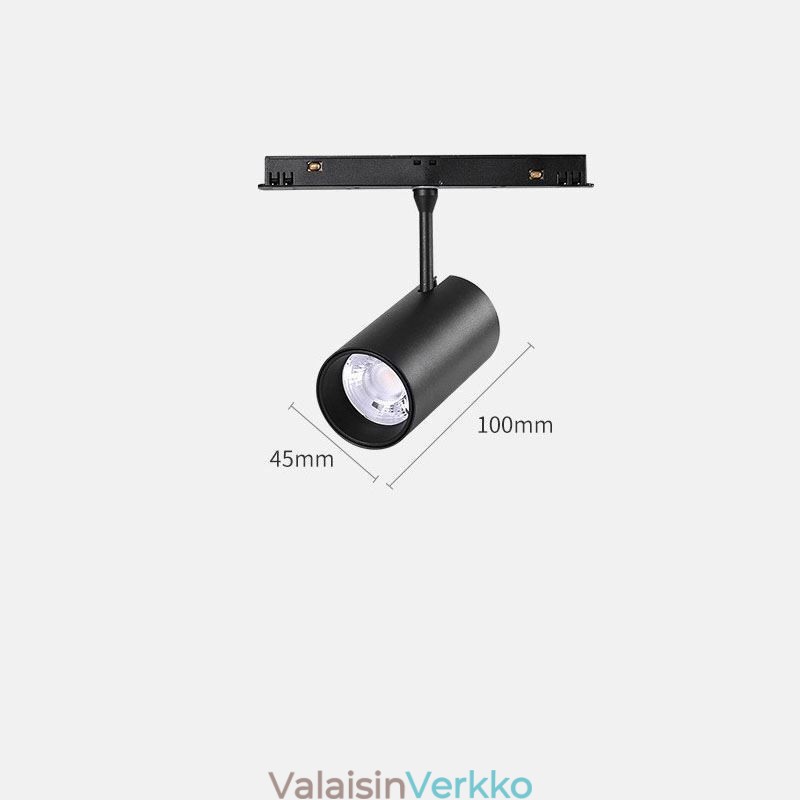 Magneettinen kiskovalo Upotettu kohdevalo koristevalo 6M*2