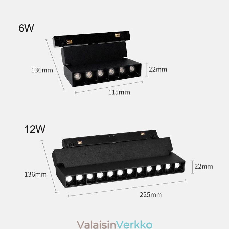 Upotettava telaketjun säleikkö Spotlight Telanauha-kohdevalo Magneettinen taitettava säleikkö kohdevalo 36V