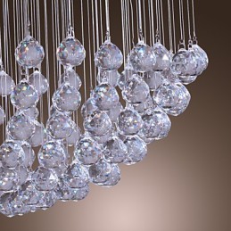 Moderni nykyaikainen Crystal Chrome kattokruunu uppoteline