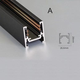 Upotetut kiskovalaisimet Magneettinen alumiini kiskon pintaprofiili Ultraohut kiskovalaisinnauha 100 cm
