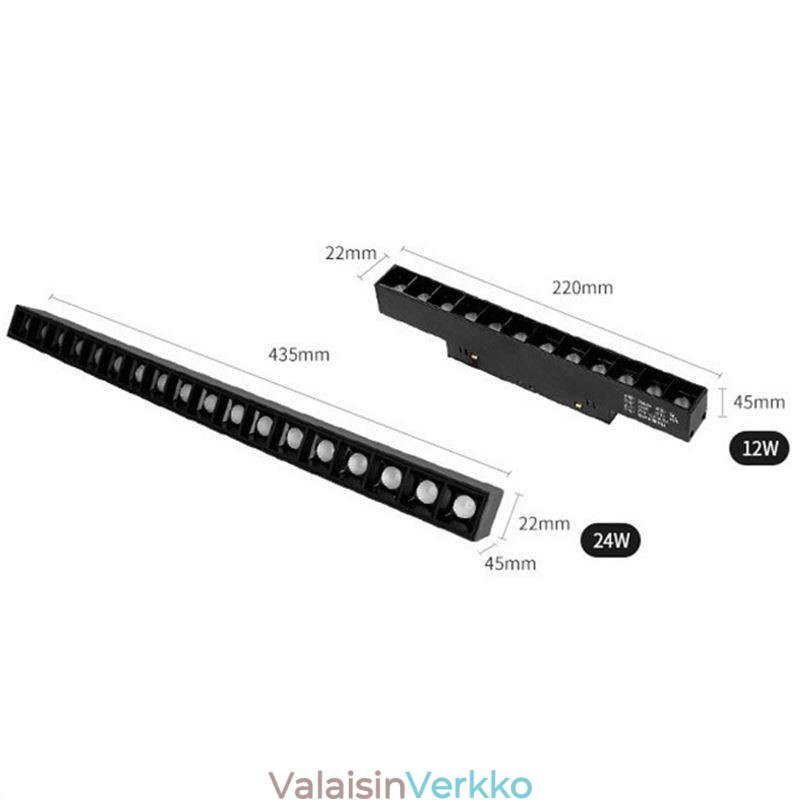 Upotettu telaketjun säleikkö Spotlight Strip Spotlight Magneettinen telasäleikkö Spotlight 36V