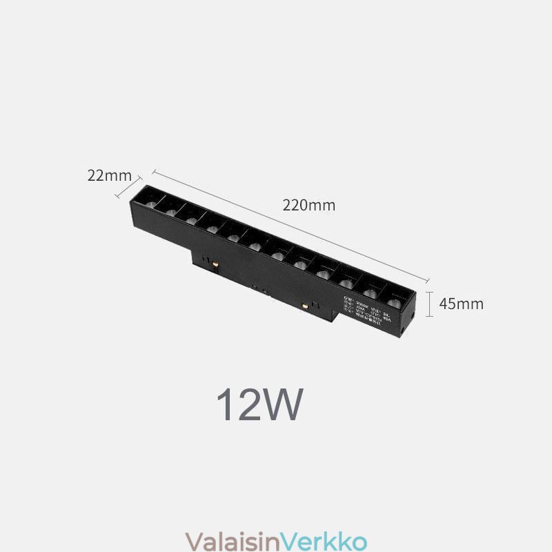 Upotettu telaketjun säleikkö Spotlight Strip Spotlight Magneettinen telasäleikkö Spotlight 36V