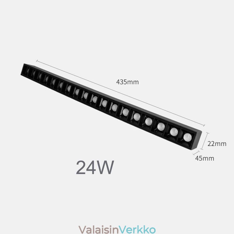 Upotettu telaketjun säleikkö Spotlight Strip Spotlight Magneettinen telasäleikkö Spotlight 36V